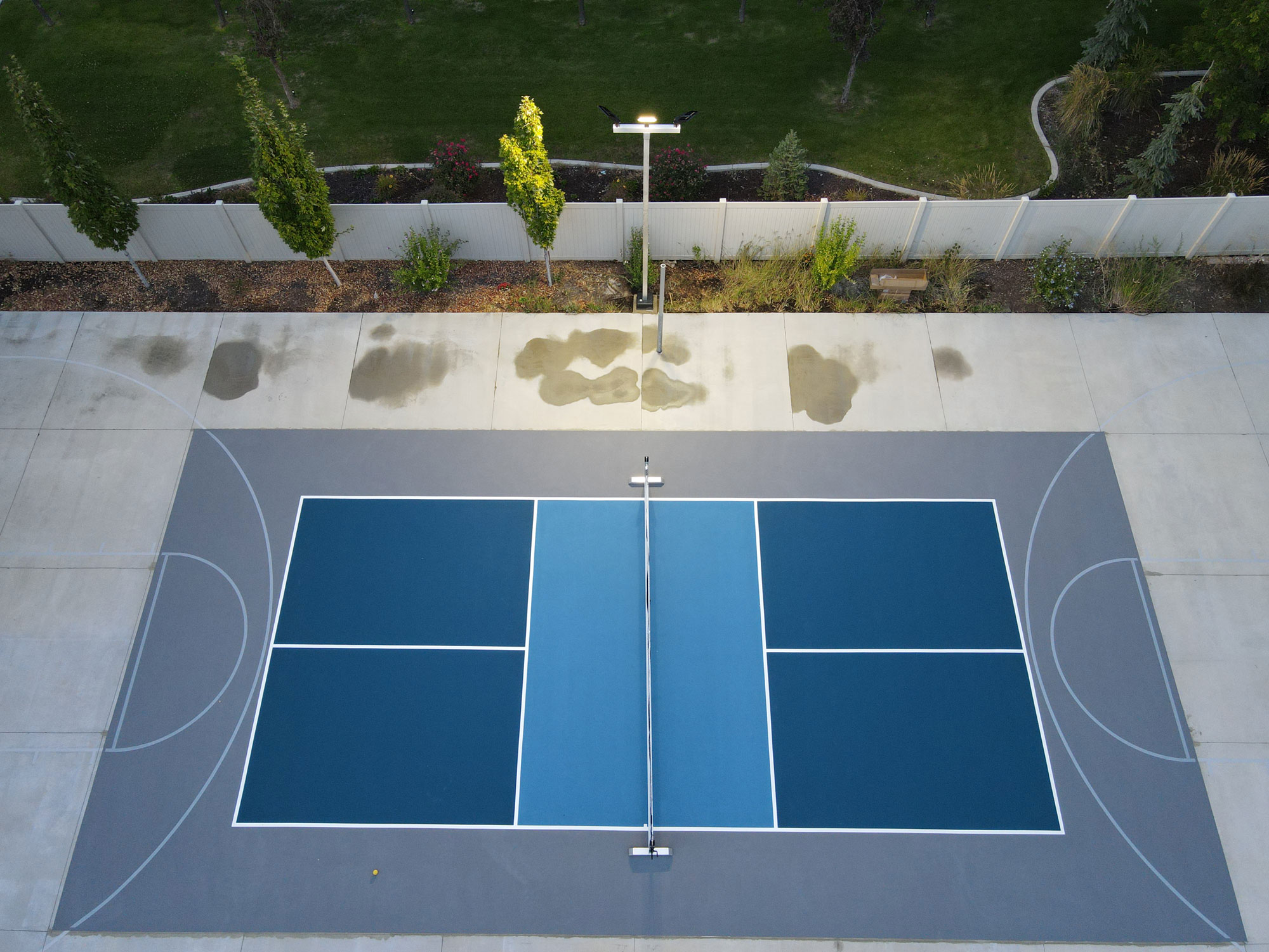 Basketball and Pickleball Court by Precision Pro Courts