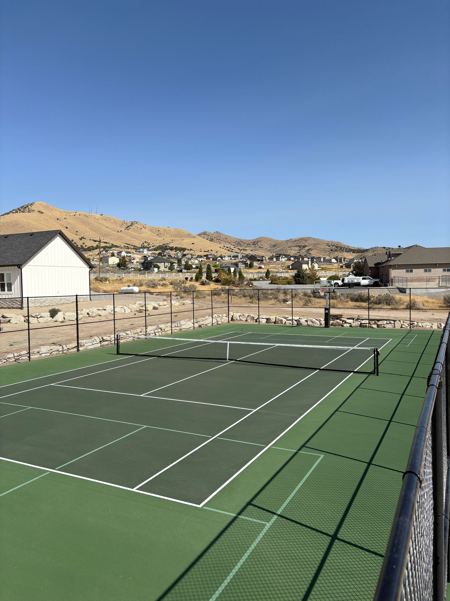 Tennis Court Utah by Precision Pro Courts