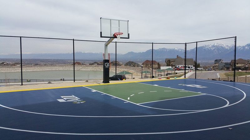 Utah Jazz Themed Court